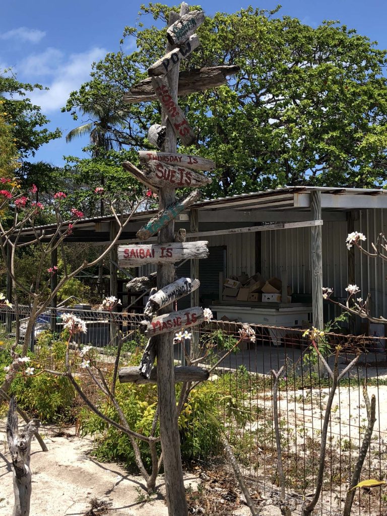 Coconut Island Signs