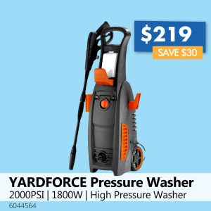 YARDFORCE Pressure Washer 2000PSI