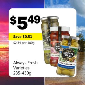 Always Fresh Varieties 235-450g