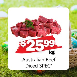 Australian Beef Diced SPEC* (Kg)