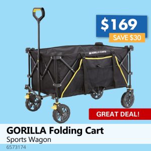 GORILLA Folding Cart Sports Wagon
