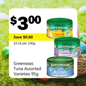 Greenseas Tuna Assorted Varieties 95g