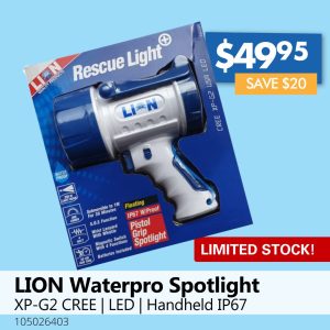 LION Waterpro Spotlight XP-G2 CREE