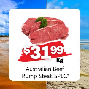 Australian Beef Rump Steak SPEC* (Kg)
