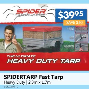 SPIDERTARP Fast Tarp Heavy Duty (2.3m x 1.7m)