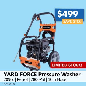 YARD FORCE 2800PSI Pressure Washer