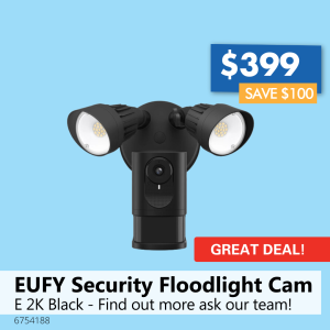 EUFY Security Floodlight Cam (Black)