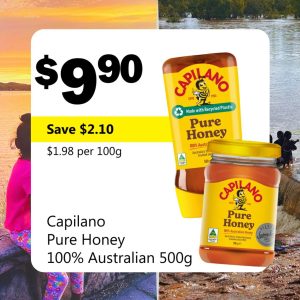 Capilano Pure Honey 100% Australian 500g