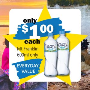 EVERYDAY - Mt. Franklin 600ml Water