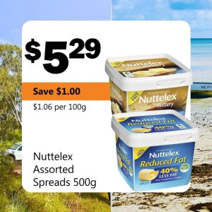 Nuttelex Assorted Spreads 500g