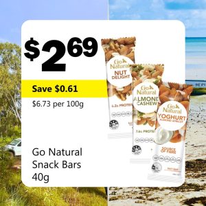 Go Natural Snack Bars 40g