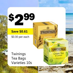 Twinings Tea Bags Varieties 10s