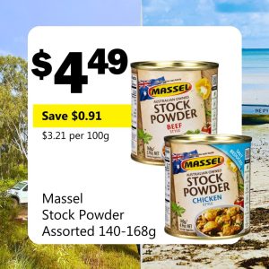 Massel Stock Powder Assorted 140-168g