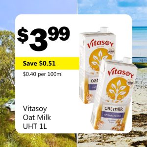 Vitasoy Oat Milk UHT 1L