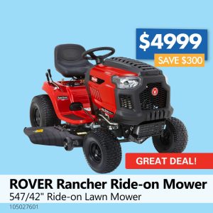 ROVER Rancher Ride-on Mower