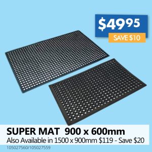 SUPER MAT  900 x 600mm (Also available in 1500 x 900mm $119)