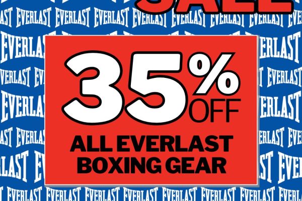 35% off all Everlast Boxing Gear