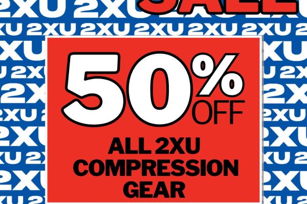 50% of all 2XU Compression Gear