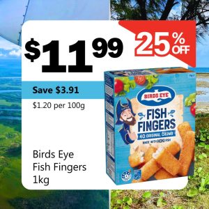 Birds Eye Fish Fingers 1kg
