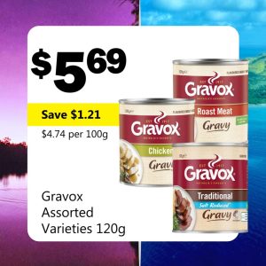 Gravox Assorted Varieties 120g