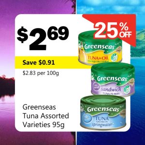 Greenseas Tuna Assorted Varieties 95g
