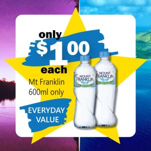 EVERYDAY - Mt. Franklin 600ml Water