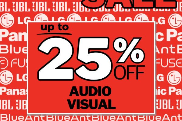 up to 25% off Audio Visual - CJ EOFY Big Brands Sale