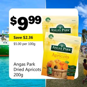 Angas Park Dried Apricots  200g