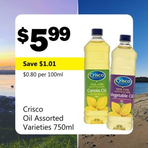 Crisco Oil Assorted Varieties 750ml