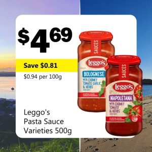 Leggo's Pasta Sauce Varieties 500g