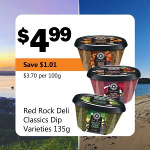 Red Rock Deli Classics Dip Varieties 135g