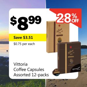 Vittoria Coffee Capsules Assorted 12-packs