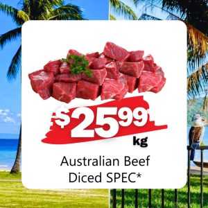 Australian Beef Diced SPEC* (Kg)