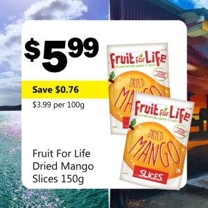 Fruit For Life Dried Mango Slices 150g