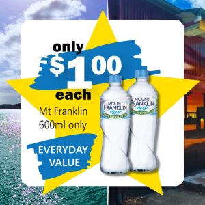 EVERYDAY - Mt. Franklin 600ml Water