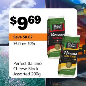 Perfect Italiano Cheese Block Assorted 200g
