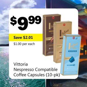 Vittoria Nespresso Compatible Coffee Capsules (10-pk)