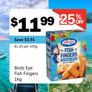 Birds Eye Fish Fingers 1kg