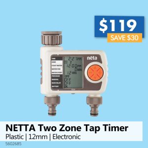 NETTA Two Zone Tap Timer