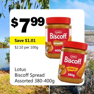 Lotus Biscoff Spread Assorted 380-400g