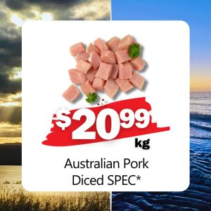 Australian Pork Diced SPEC* (Kg)