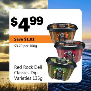 Red Rock Deli Classics Dip Varieties 135g