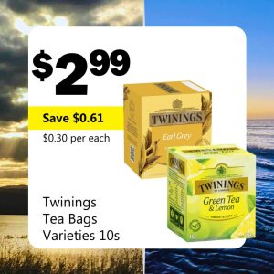 Twinings Tea Bags Varieties 10s