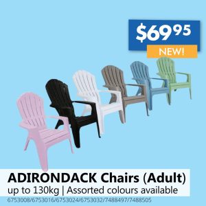 ADIRONDACK Chairs (Adults)