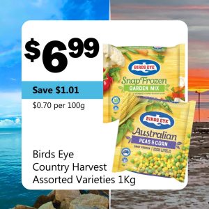 Birds Eye Country Harvest Assorted Varieties 1Kg