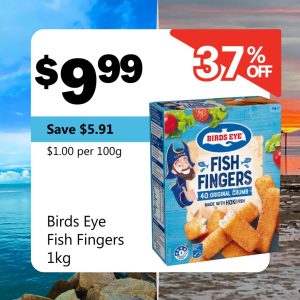 Birds Eye Fish Fingers 1kg