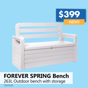FOREVER SPRING Bench