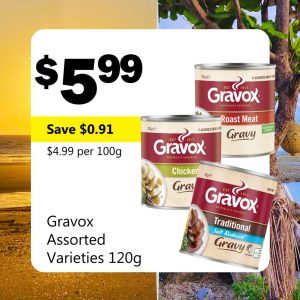 Gravox Assorted Varieties 120g