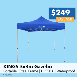 KINGS 3x3m Gazebo