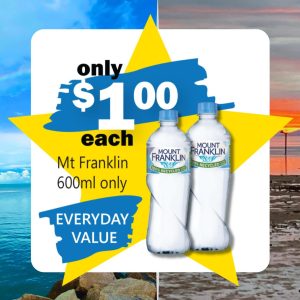 EVERYDAY - Mt. Franklin 600ml Water